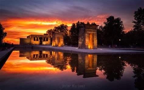 atardecer templo debod|Temple of Debod 